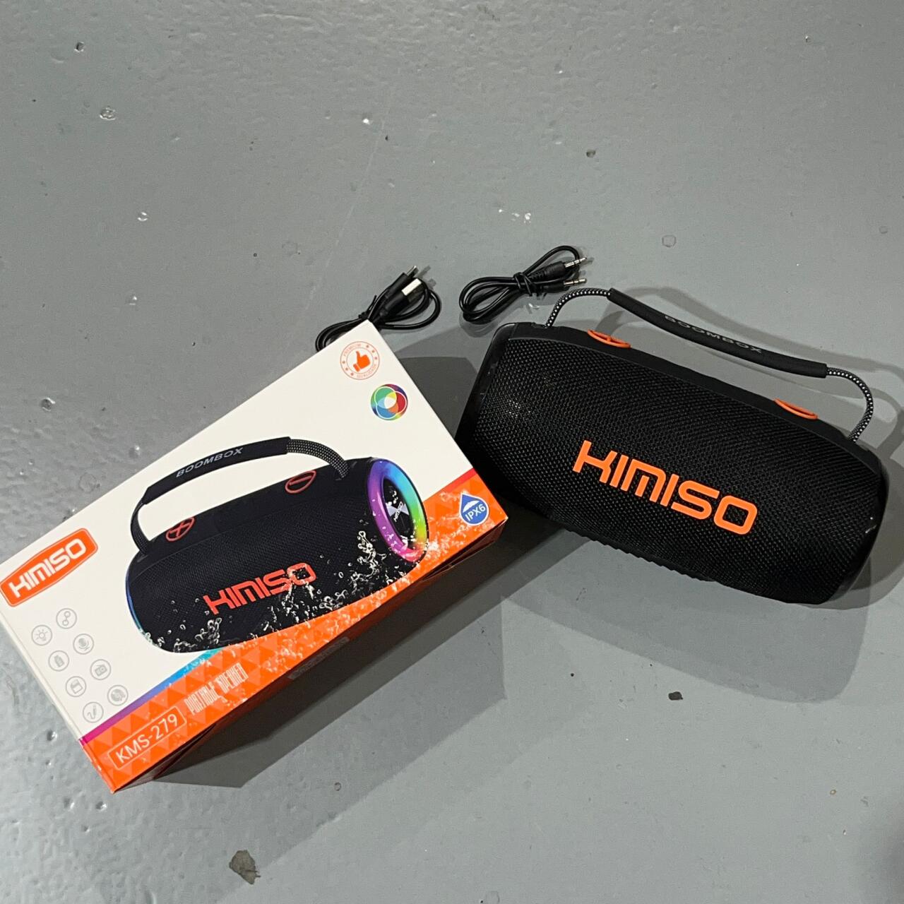 Altavoz Bluetooth KMS-279 Portátil con Sonido Potente y Diseño Moderno