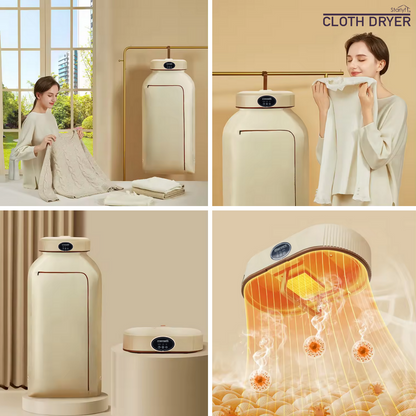 Cloth Dryer - Secadora de ropa portátil con temporizador, esterilizador y de bajo consumo