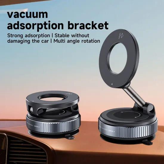 Soporte Magnético con Succión al Vacío 🚙